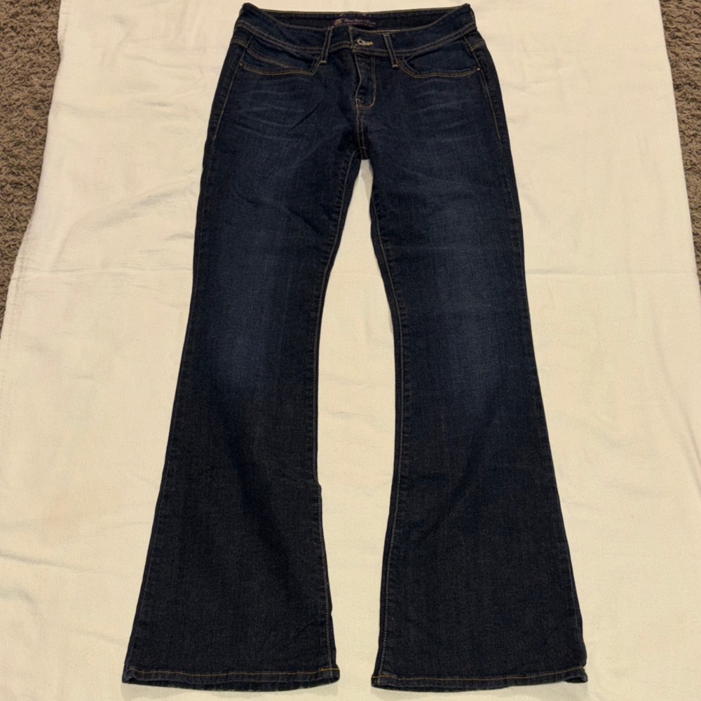 Women's Dark Blue Jeans by Devine rights denim